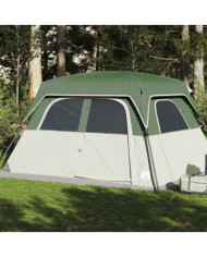 Tente de cabine familiale 6 personnes vert imperméable | Mobilier & Déco