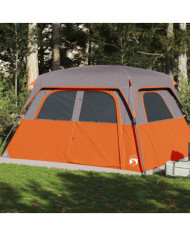 Tente de cabine familiale 6 personnes orange imperméable | Mobilier & Déco