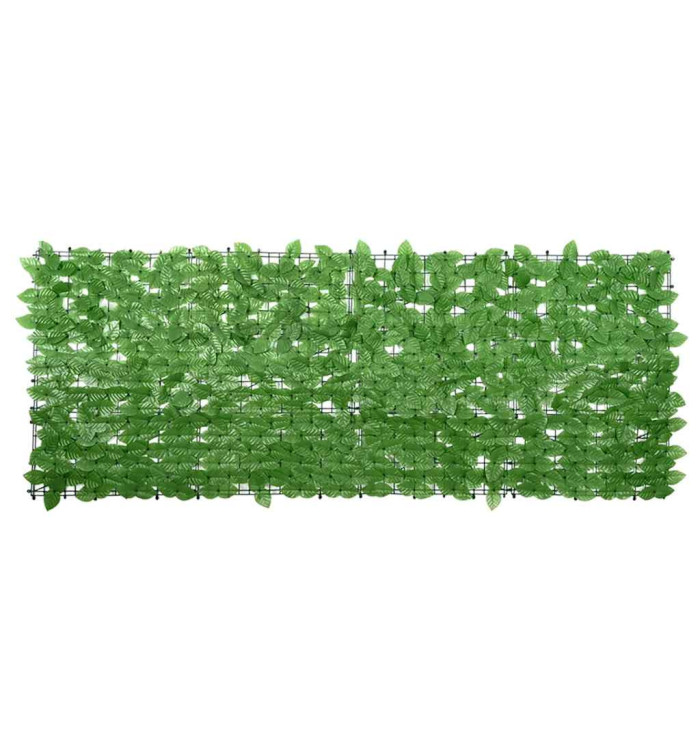 Écran de balcon avec feuilles vert 200x75 cm | Mobilier & Déco