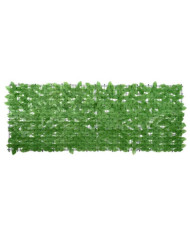 Écran de balcon avec feuilles vert 200x75 cm | Mobilier & Déco