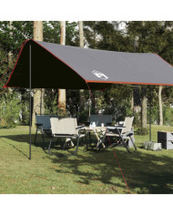 Bâche de camping orange 430x380x210 cm imperméable | Mobilier & Déco