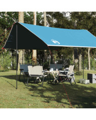 Bâche de camping vert 430x380x210 cm imperméable | Mobilier & Déco
