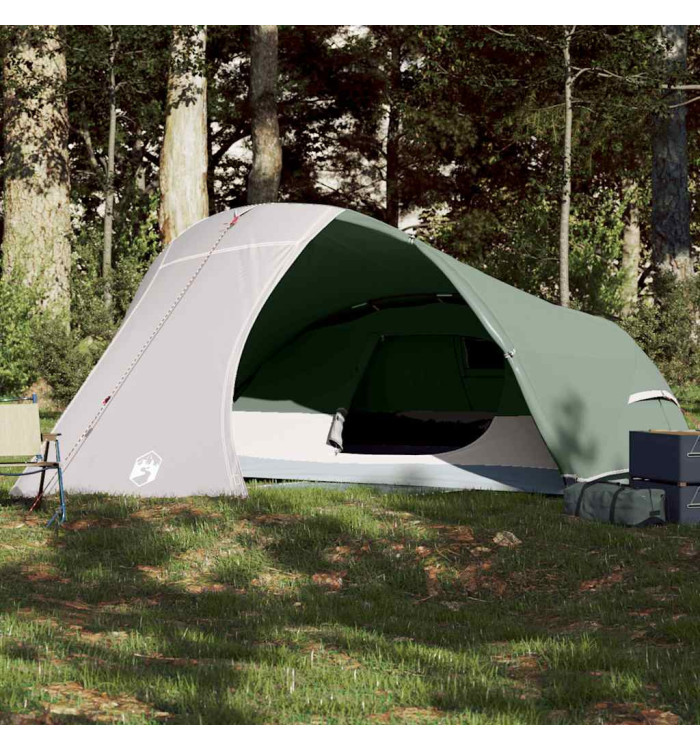 Tente de camping à dôme 4 personnes vert imperméable | Mobilier & Déco