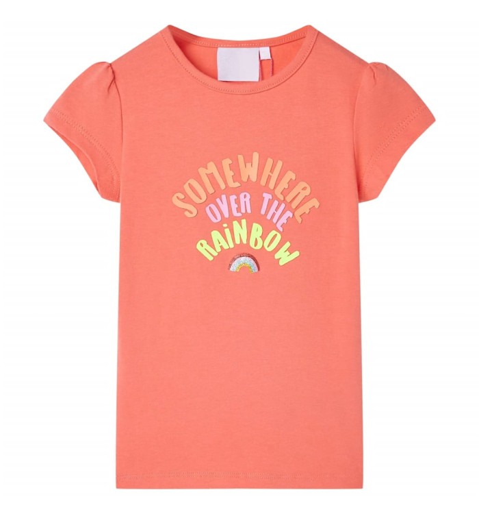 T-shirt pour enfants corail 104 | Mobilier & Déco