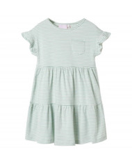 Robe pour enfants à manches à volants menthe 92 | Mobilier & Déco