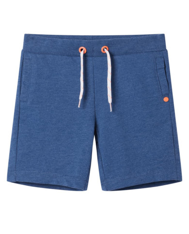 Short pour enfants avec cordon de serrage mélange bleu foncé 140 | Mobilier & Déco