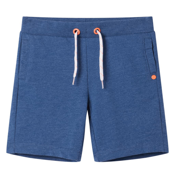 Short pour enfants avec cordon de serrage mélange bleu foncé 140 | Mobilier & Déco