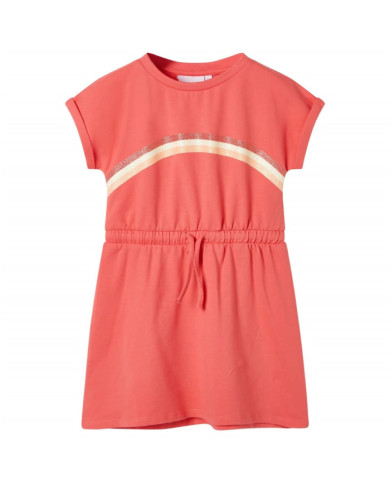 Robe pour enfants avec cordon de serrage corail 116 | Mobilier & Déco