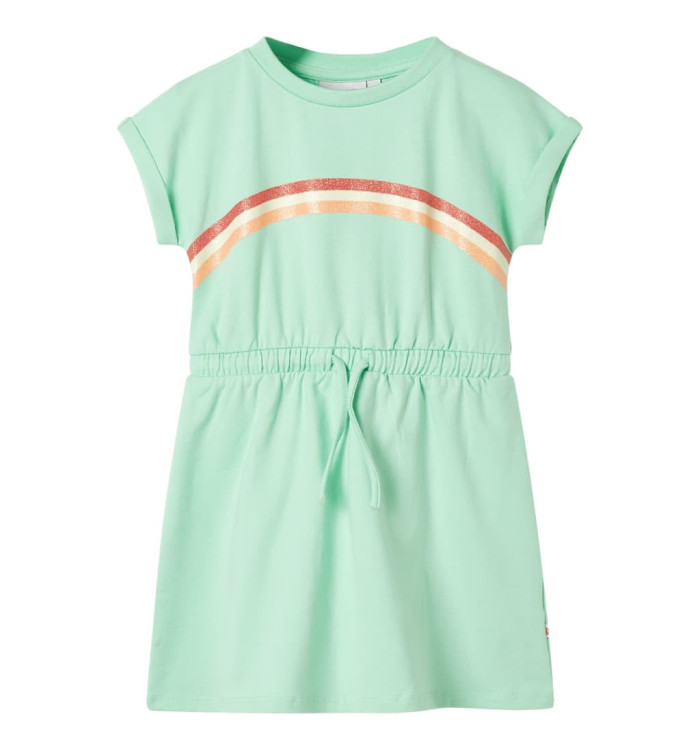 Robe pour enfants avec cordon de serrage vert vif 92 | Mobilier & Déco