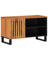 Meuble TV 80x34x46 cm bois d'acacia massif | Mobilier & Déco