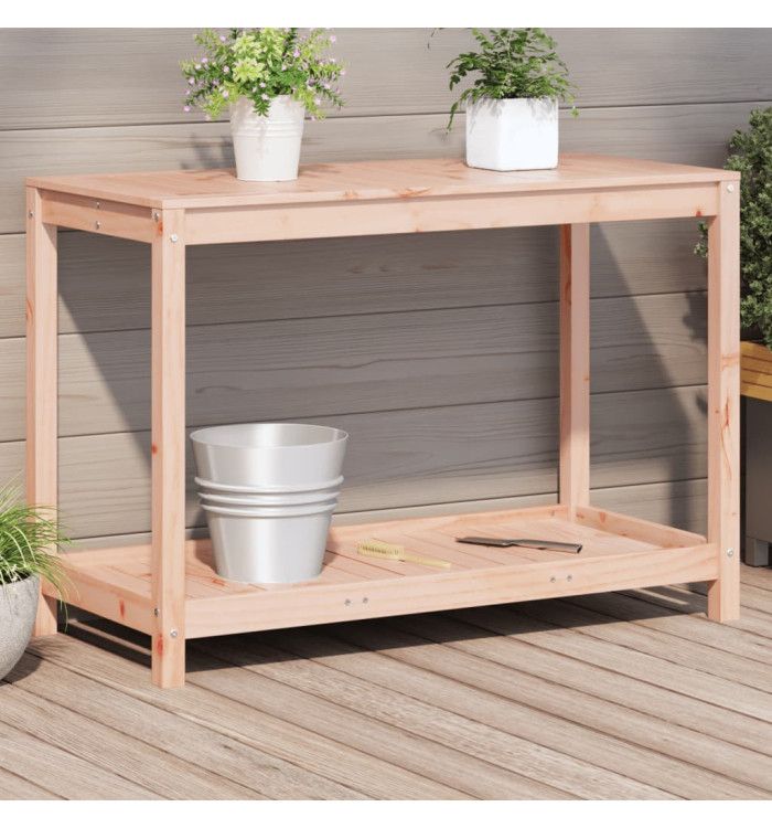Table de rempotage et étagère 108x50x75 cm bois massif douglas | Mobilier & Déco