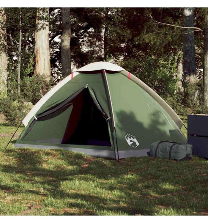 Tente de camping à dôme 2 personne vert imperméable | Mobilier & Déco