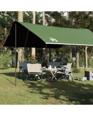 Bâche de camping vert 460x305x210 cm imperméable | Mobilier & Déco