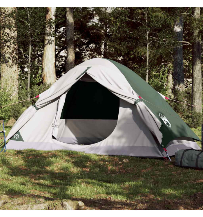 Tente de camping à dôme 2 personne vert imperméable | Mobilier & Déco