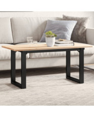 Pieds de table basse cadre en O 80x40x43 cm acier | Mobilier & Déco