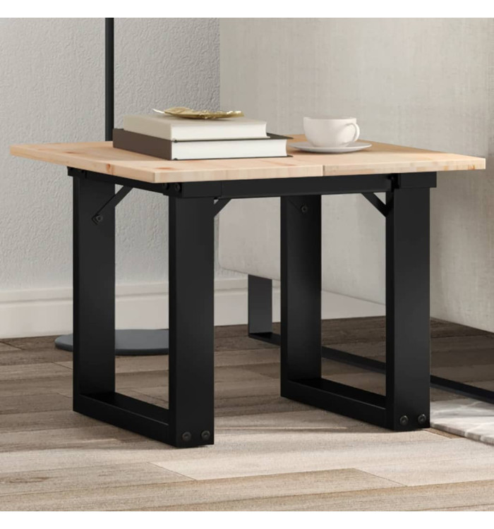 Pieds de table basse cadre en O 40x40x33 cm acier | Mobilier & Déco