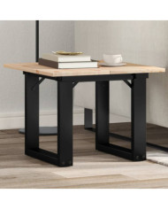 Pieds de table basse cadre en O 40x40x33 cm acier | Mobilier & Déco