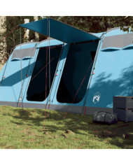 Tente familiale tunnel 10 personnes bleu imperméable | Mobilier & Déco