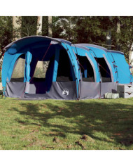 Tente familiale tunnel 8 personnes bleu imperméable | Mobilier & Déco