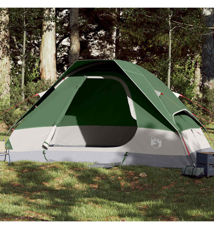 Tente de camping à dôme 2 personne vert imperméable | Mobilier & Déco