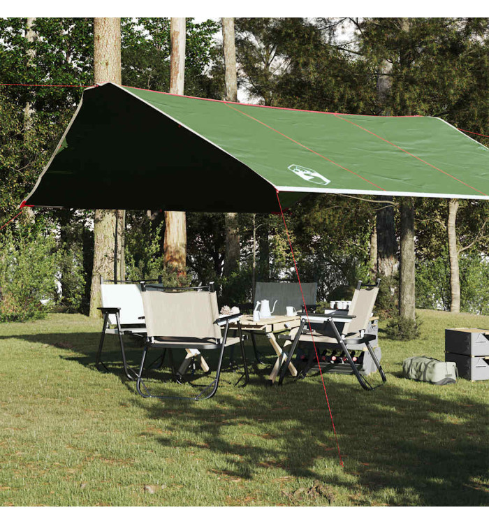 Bâche de camping vert 420x440 cm imperméable | Mobilier & Déco