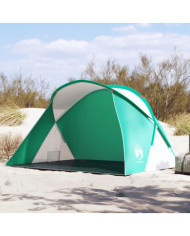 Tente de plage 2 personnes vert d'eau escamotable imperméable | Mobilier & Déco