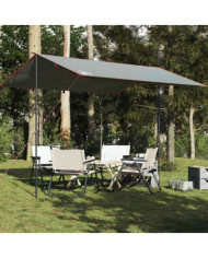 Bâche de camping gris et orange 360x294 cm imperméable | Mobilier & Déco