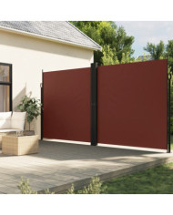 Auvent latéral rétractable marron 220x1000 cm | Mobilier & Déco
