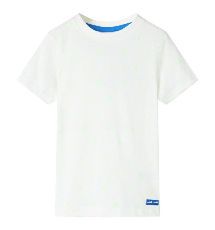 T-shirt pour enfants écru 116 | Mobilier & Déco