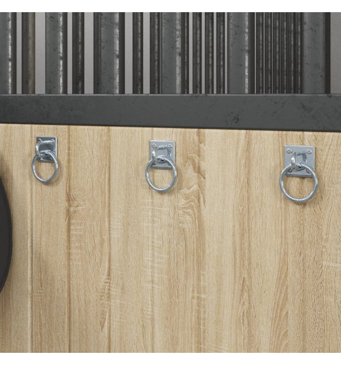 Anneaux d'attelage avec plaques 3 pcs argenté acier | Mobilier & Déco