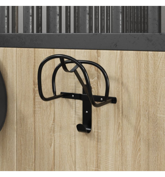 Porte-bride mural noir fer | Mobilier & Déco