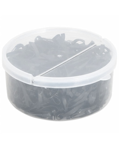 Bandes tressées pour chevaux 500 pcs silicone noir | Mobilier & Déco