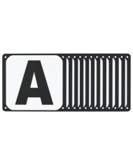 Lettres d'arène de dressage 12 pcs acier | Mobilier & Déco