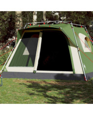 Tente familiale cabine 7 personnes vert dégagement rapide | Mobilier & Déco