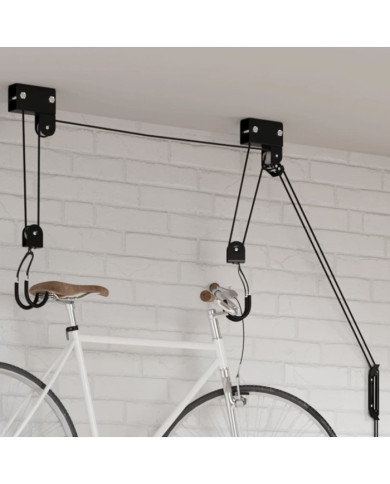 Palan à vélo avec support de plafond 57 kg | Mobilier & Déco