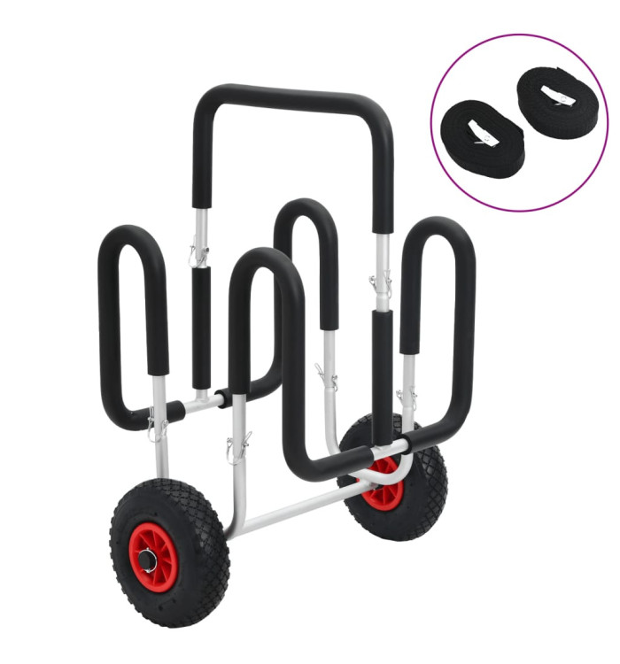 Chariot de SUP pour 2 planches de surf 90 kg aluminium | Mobilier & Déco