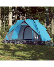Tente de camping à dôme 2 personnes bleu libération rapide | Mobilier & Déco
