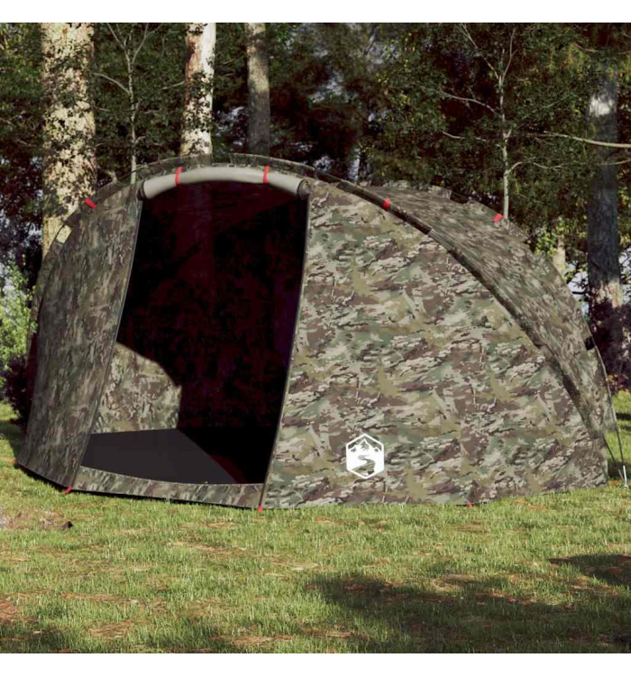 Tente de pêche 5 personnes camouflage imperméable | Mobilier & Déco