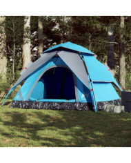 Tente de camping à dôme 5 personnes bleu libération rapide | Mobilier & Déco