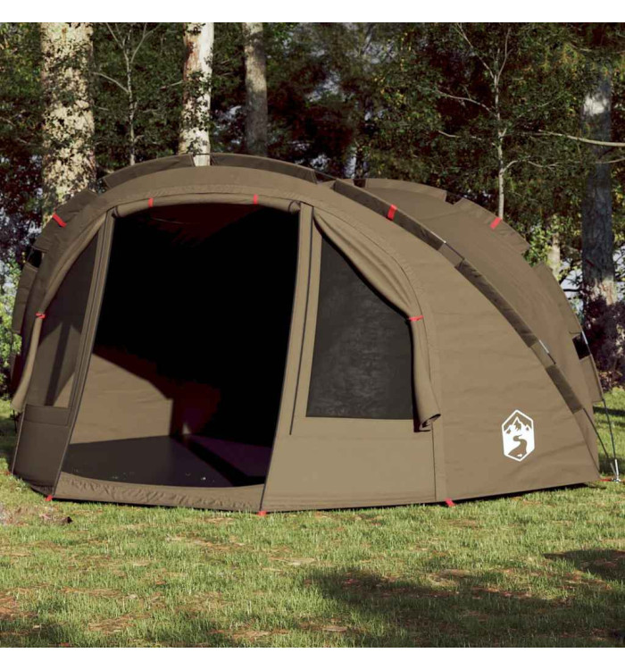 Tente de pêche 4 personnes vert olive imperméable | Mobilier & Déco
