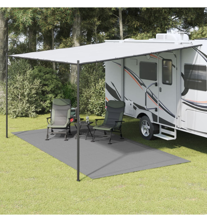 Tapis de tente anthracite 5x2,5 m | Mobilier & Déco
