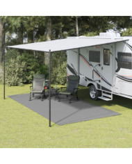 Tapis de tente anthracite 5x2,5 m | Mobilier & Déco