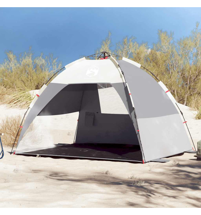 Tente de plage 2 personnes gris libération rapide imperméable | Mobilier & Déco
