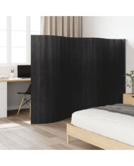 Cloison de séparation gris 165x400 cm bambou | Mobilier & Déco