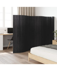 Cloison de séparation gris 165x800 cm bambou | Mobilier & Déco