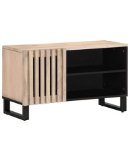 Meuble TV 80x34x46 cm bois massif de manguier | Mobilier & Déco