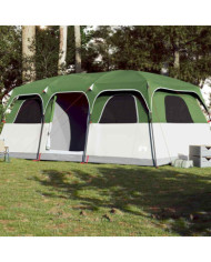Tente de cabine familiale 9 personnes vert imperméable | Mobilier & Déco
