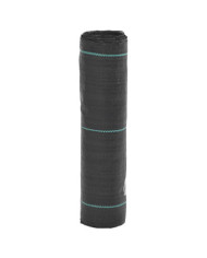 Membrane anti-mauvaises herbes noir 0,5x100 m PP | Mobilier & Déco