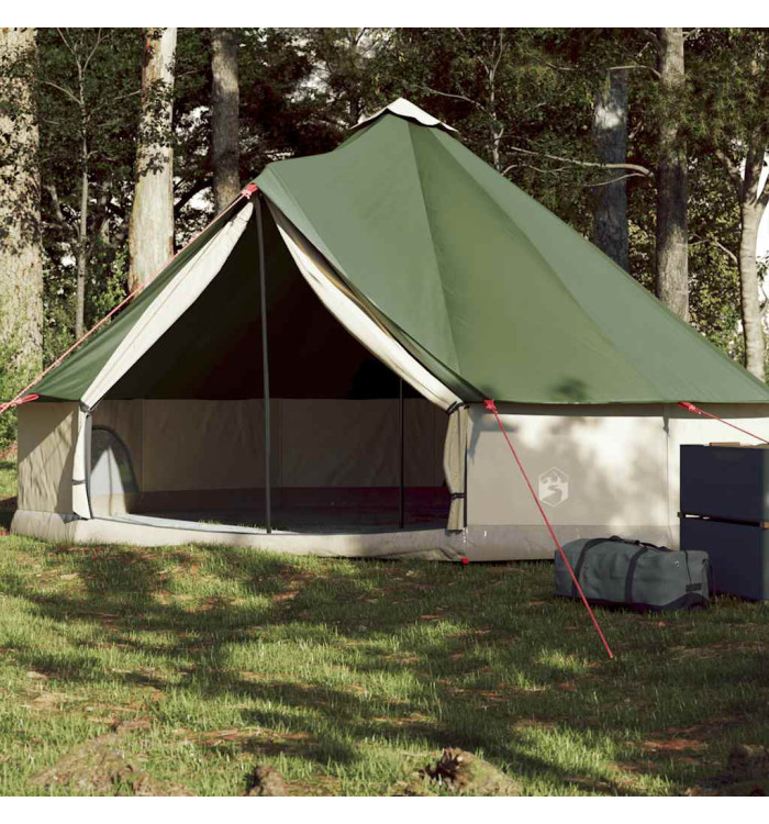 Tente familiale tipi 6 personnes vert imperméable | Mobilier & Déco