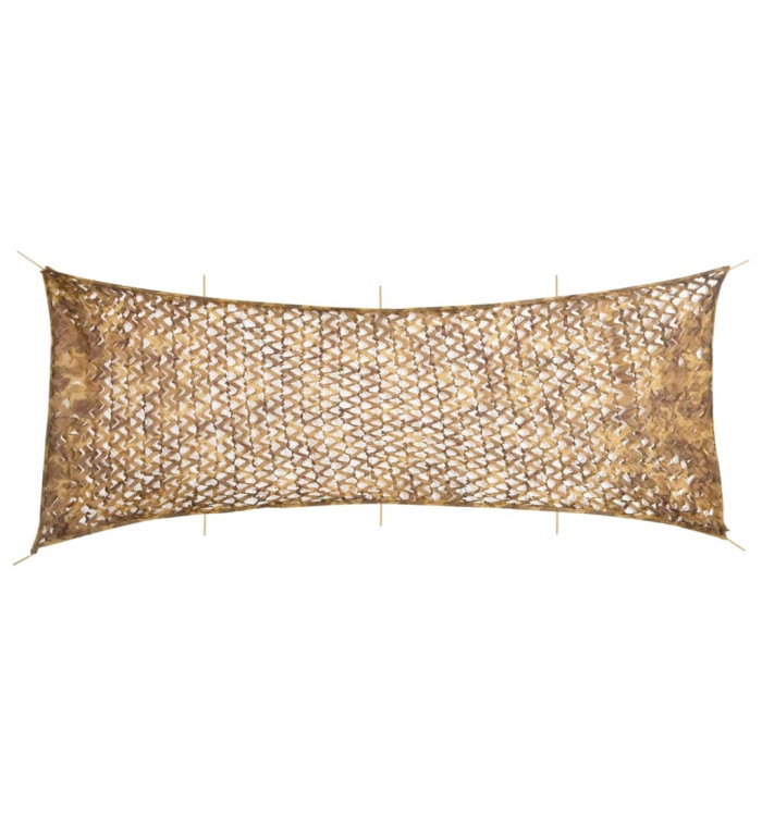 Filet de camouflage avec sac de rangement 833x297 cm sable | Mobilier & Déco